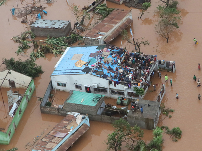 Tropical cyclone Idai in Mozambique